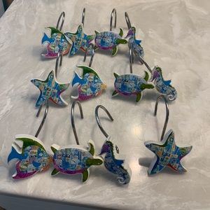 Sea Themed Shower Hooks